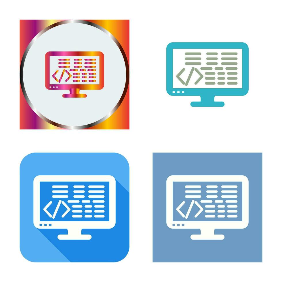 Coding Vector Icon