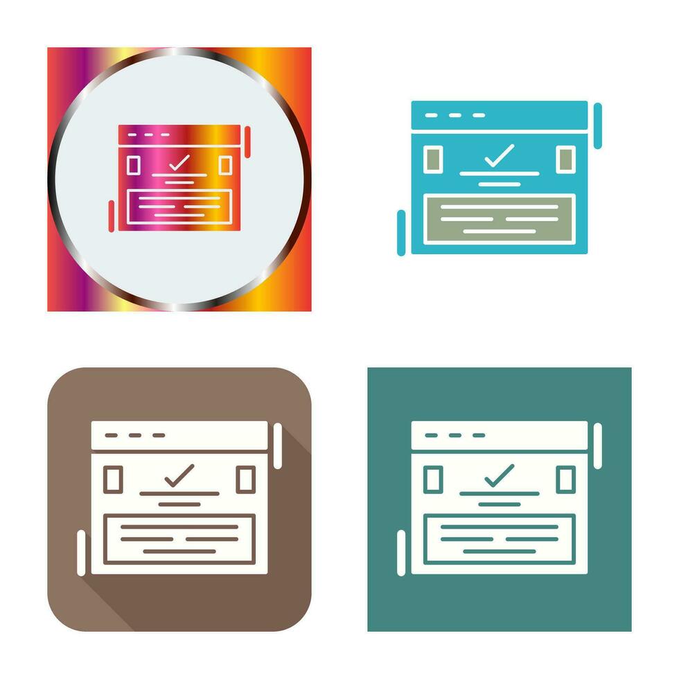 Complete Vector Icon