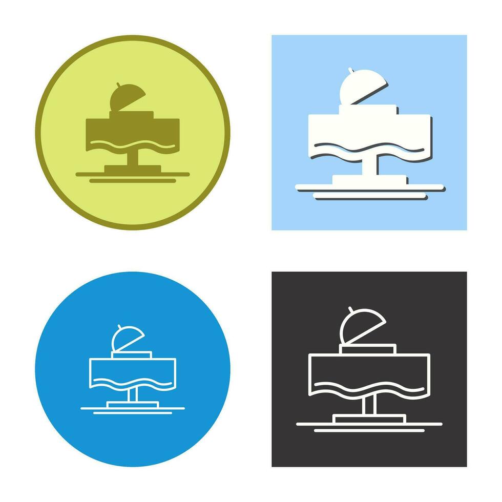 Wedding Dinner Vector Icon