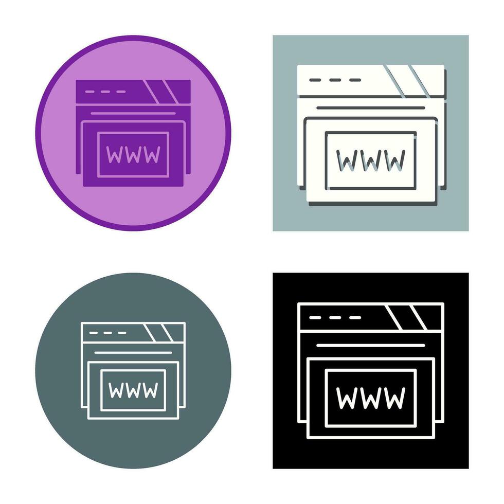 Www Vector Icon