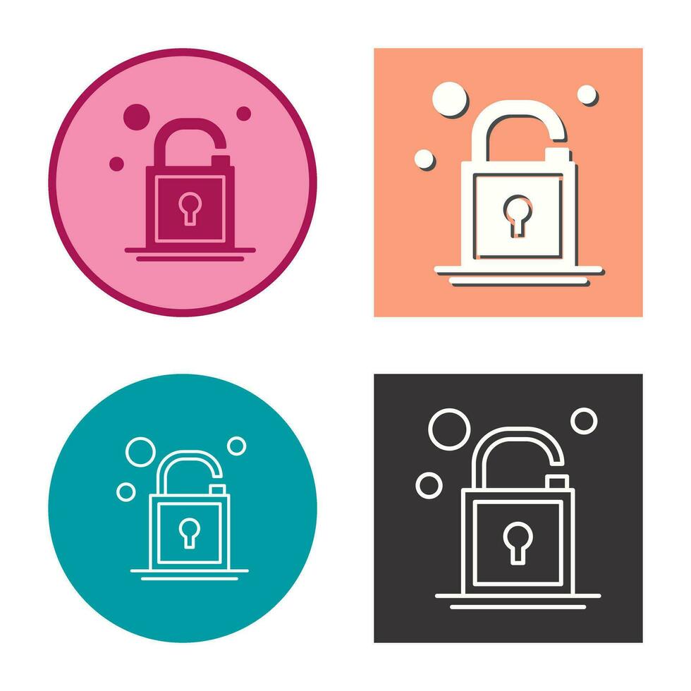 Open Lock Vector Icon