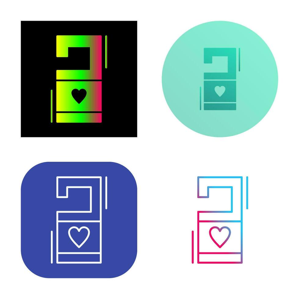 Door Knob Sign Vector Icon