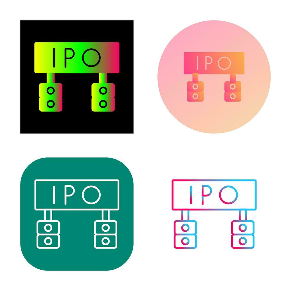 Ipo Vector Icon