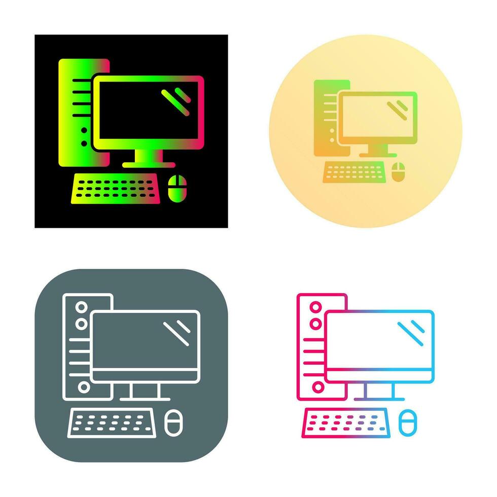 Computer Vector Icon