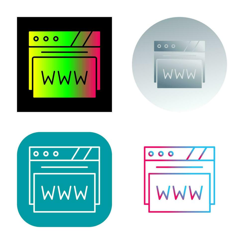 Web Browser Vector Icon