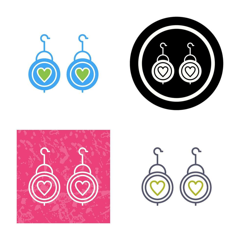 Earrings Vector Icon