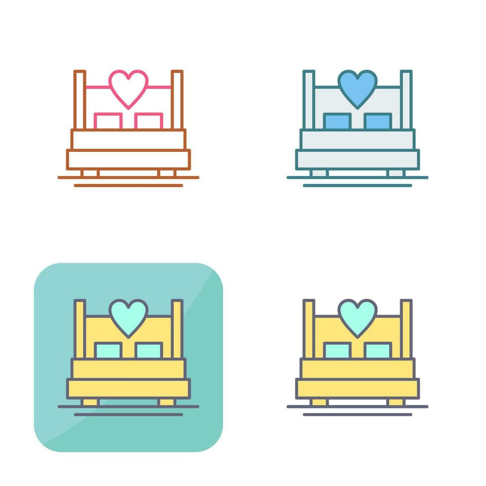 Double Bed Vector Icon