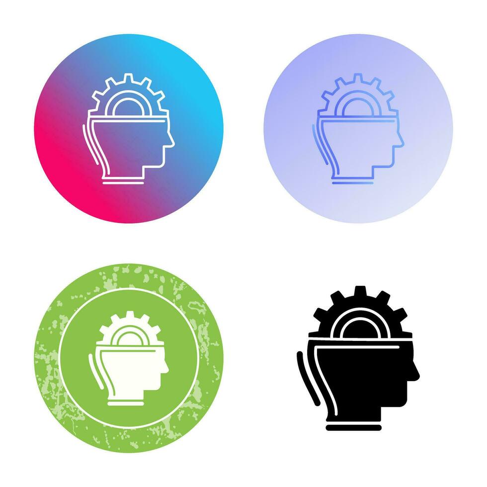 Machine Learning Vector Icon