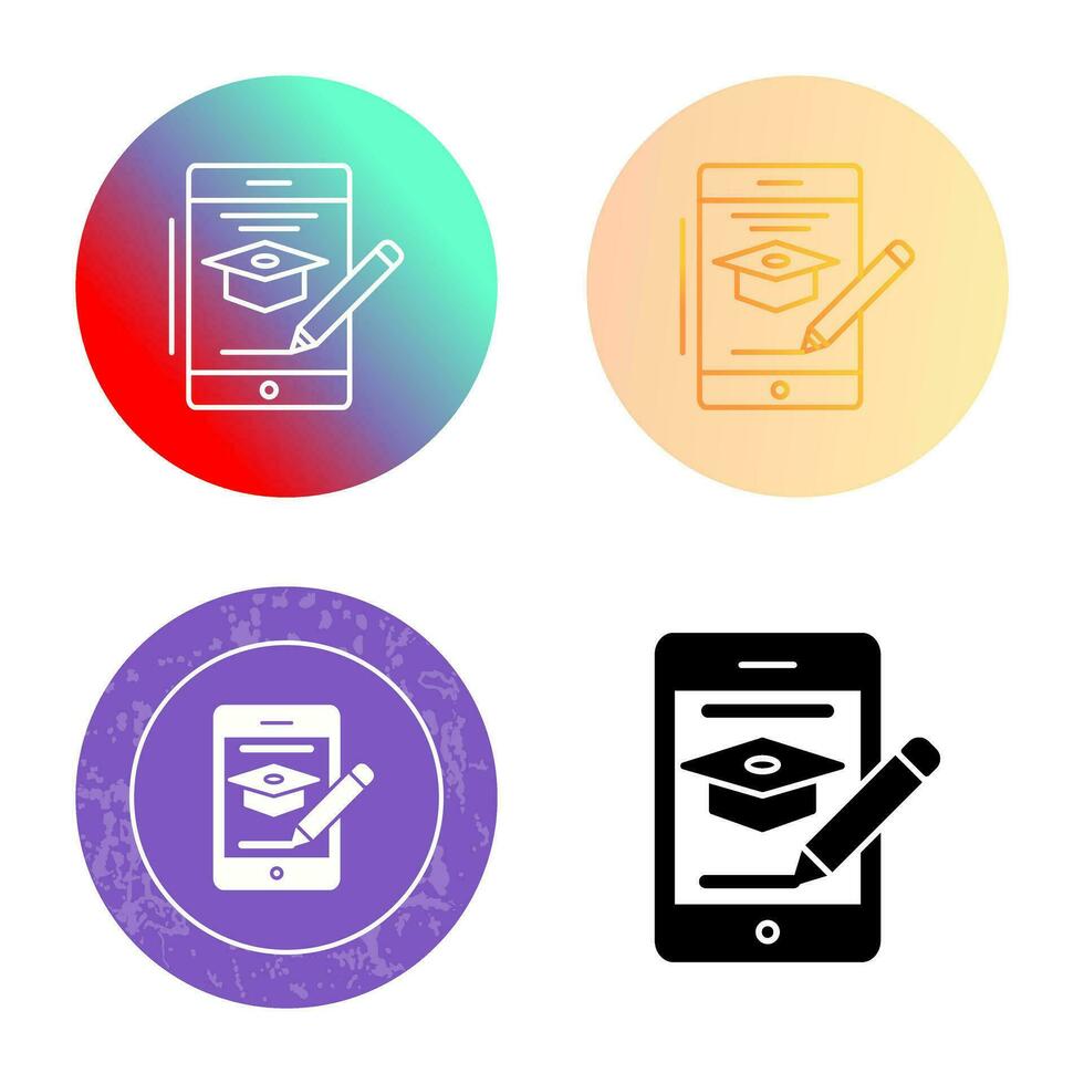 Online Course Vector Icon