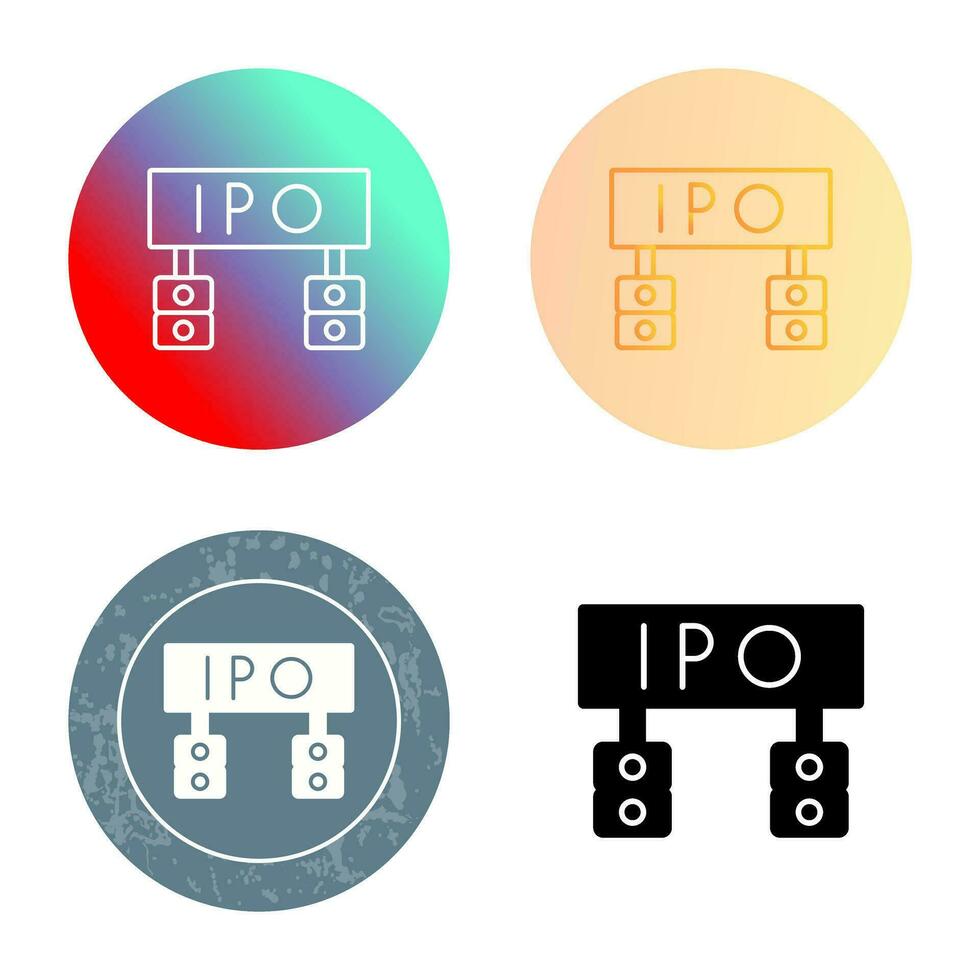 Ipo Vector Icon
