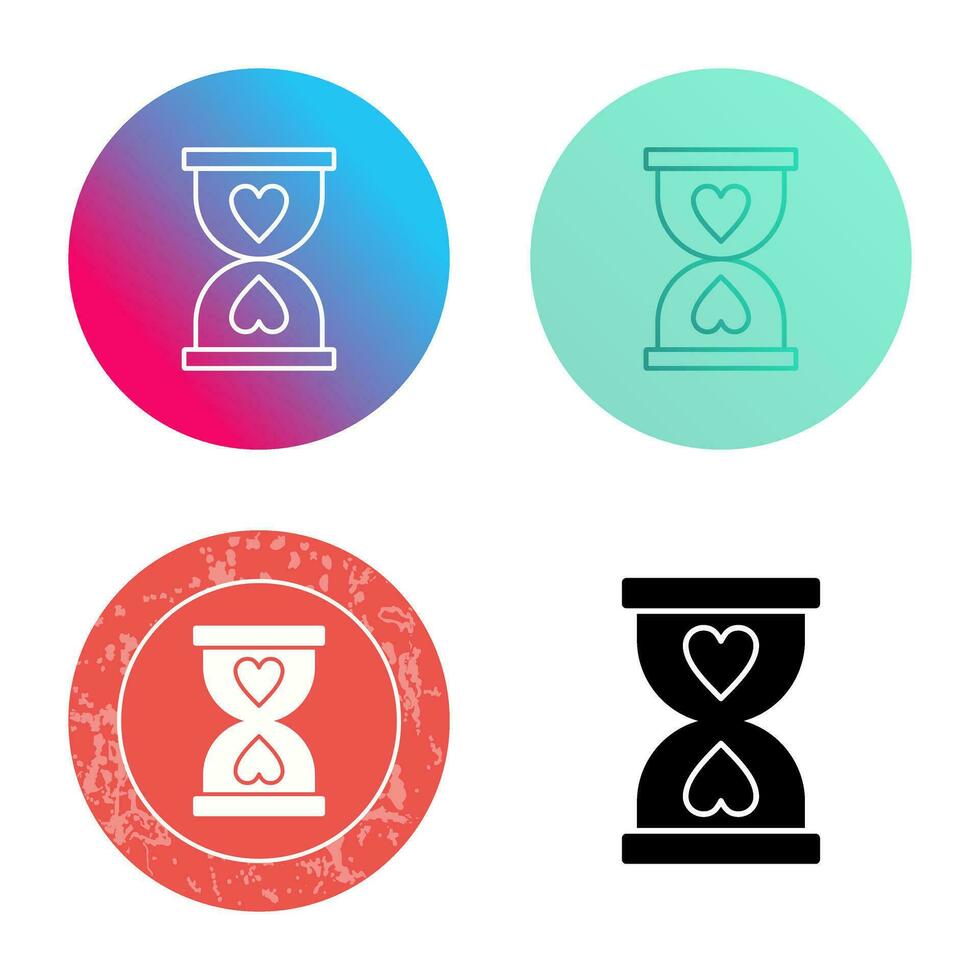 icono de vector de reloj de arena