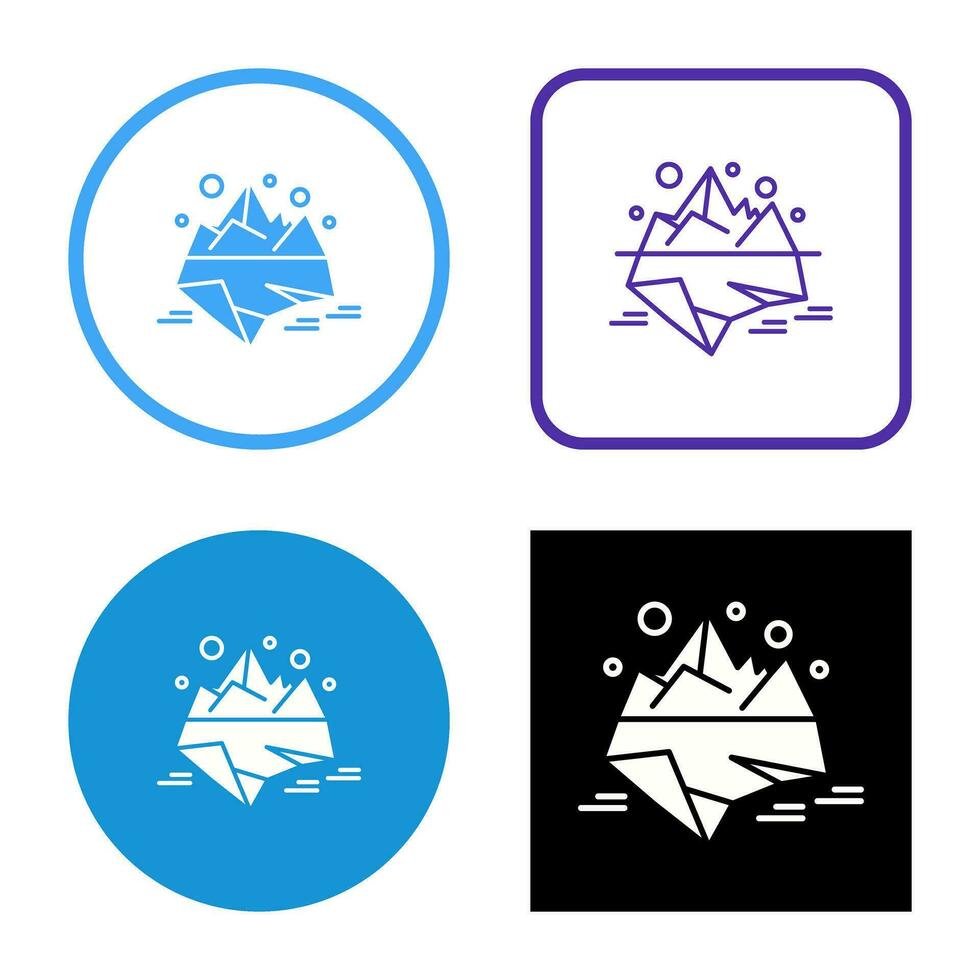 Iceberg Vector Icon