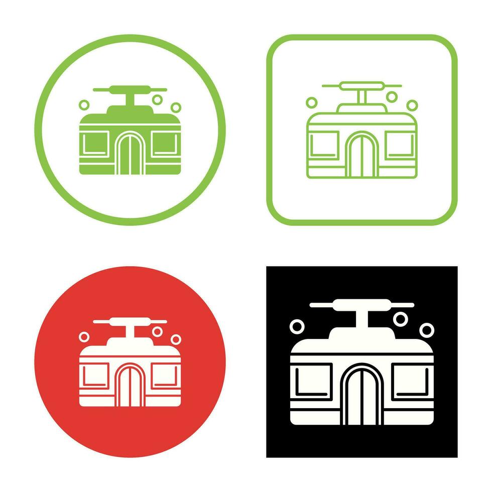 Cable Car Vector Icon