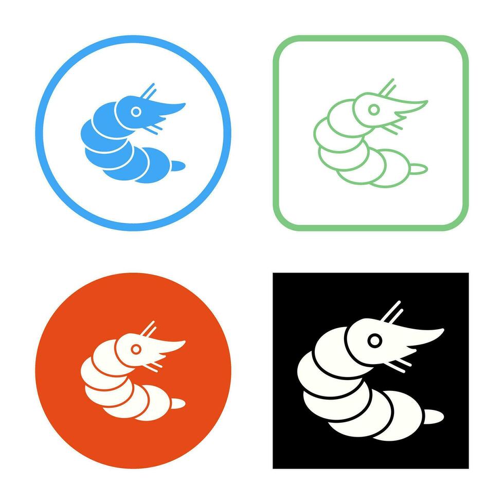 Shrimp Vector Icon