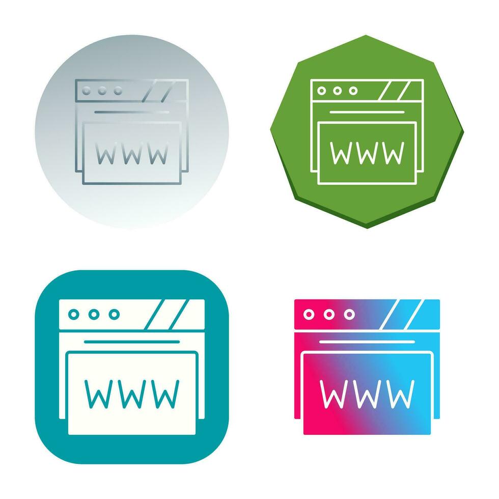 Web Browser Vector Icon