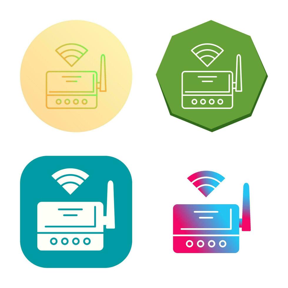 Wifi Router Vector Icon