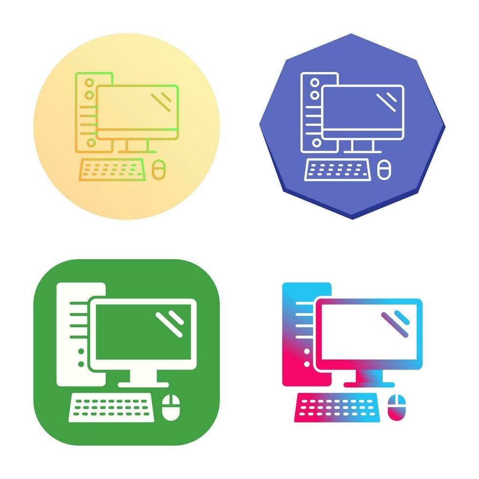 Computer Vector Icon