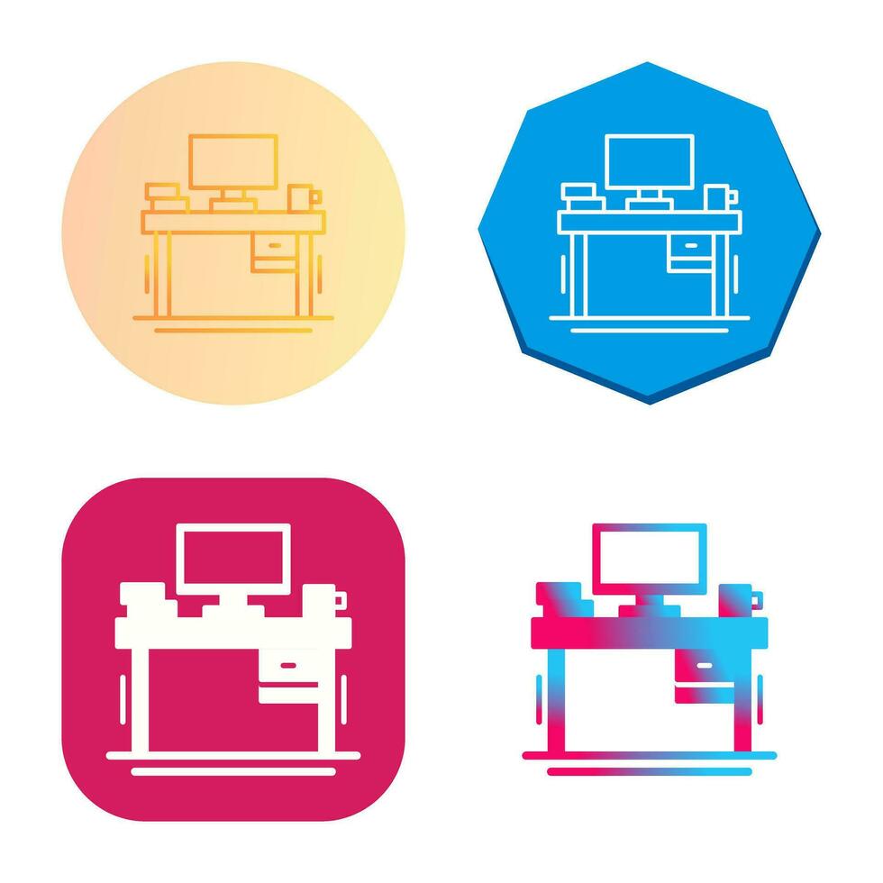 Desk Vector Icon