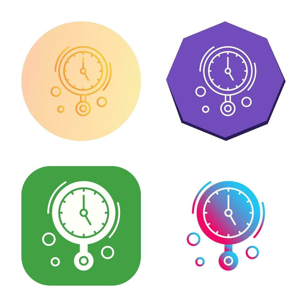 Wall Clock Vector Icon