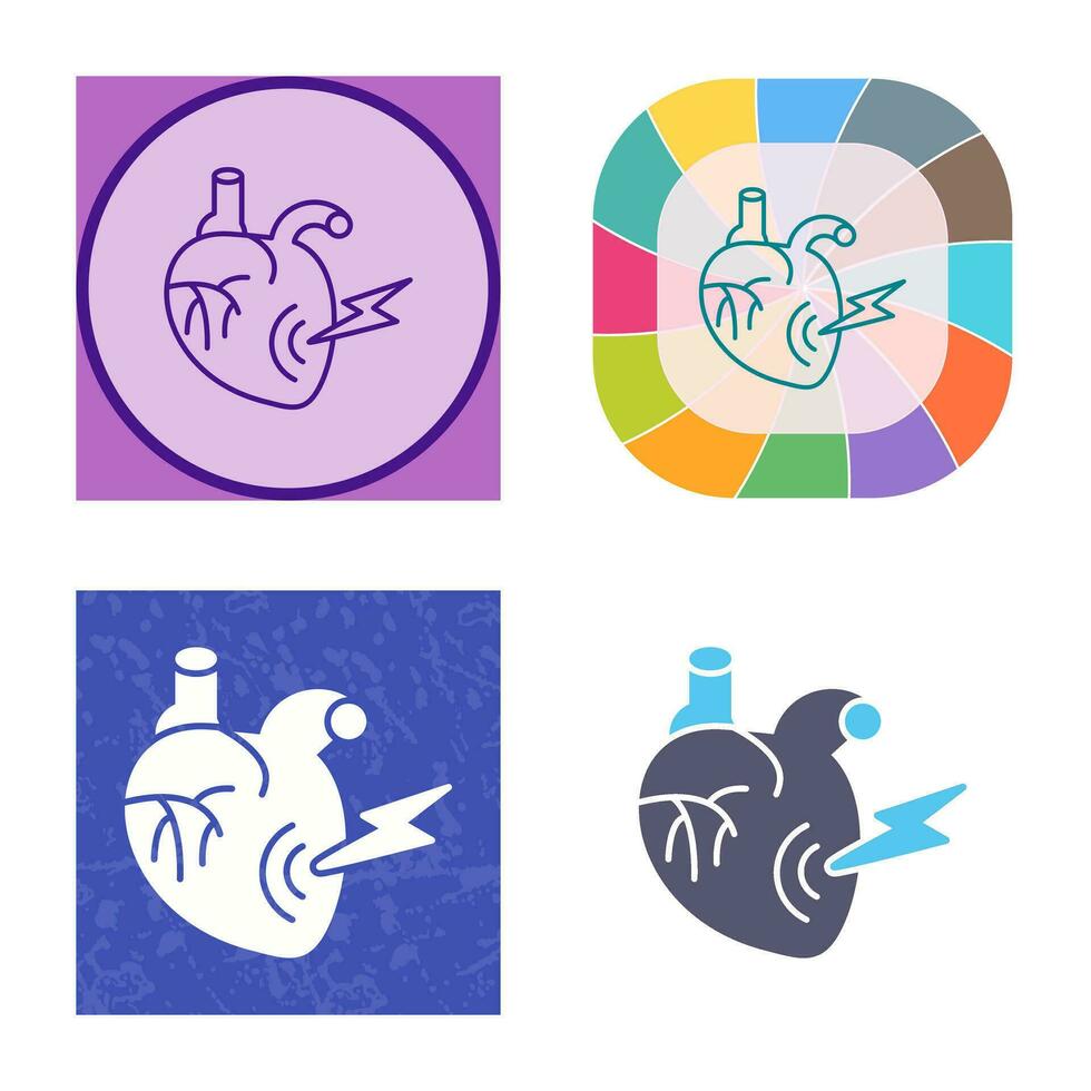 Heart Attack Vector Icon