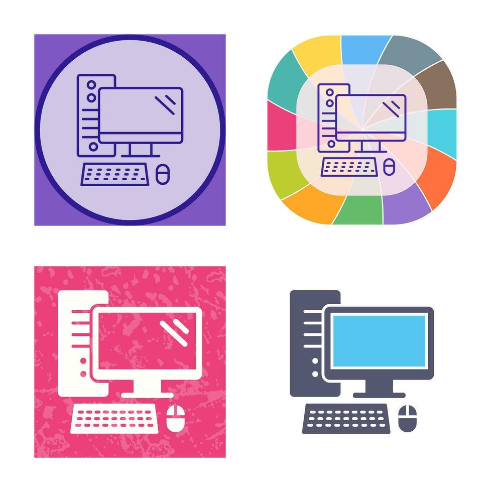 Computer Vector Icon