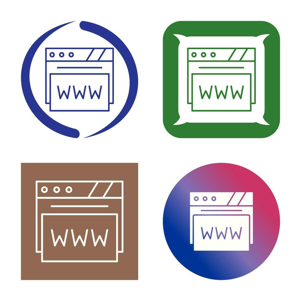 Web Browser Vector Icon