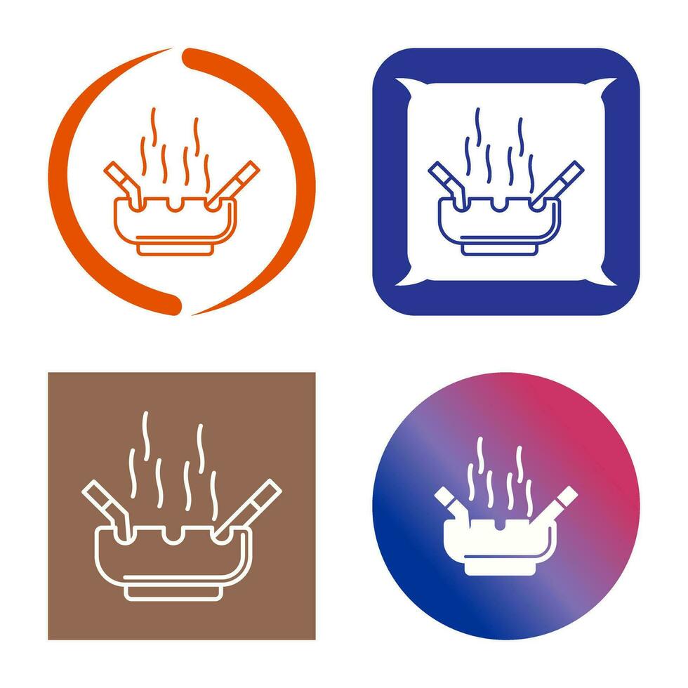 Ashtray Vector Icon