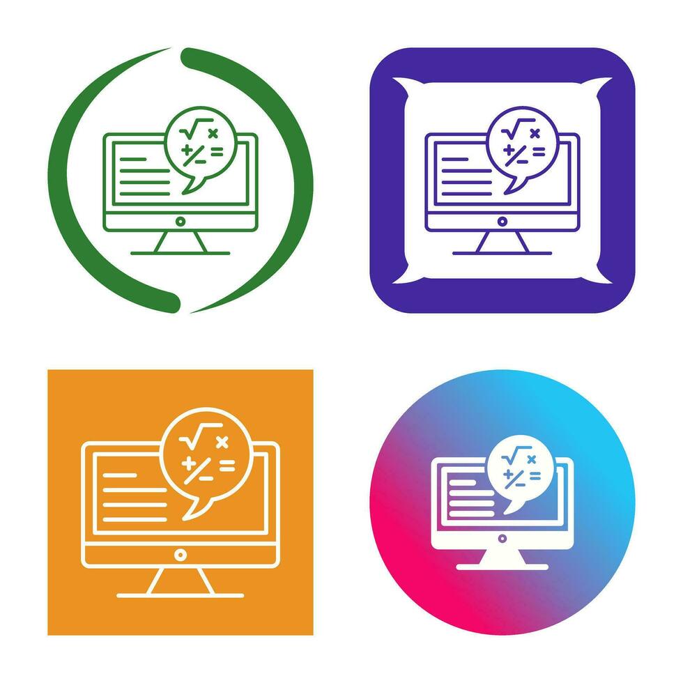 Maths Vector Icon