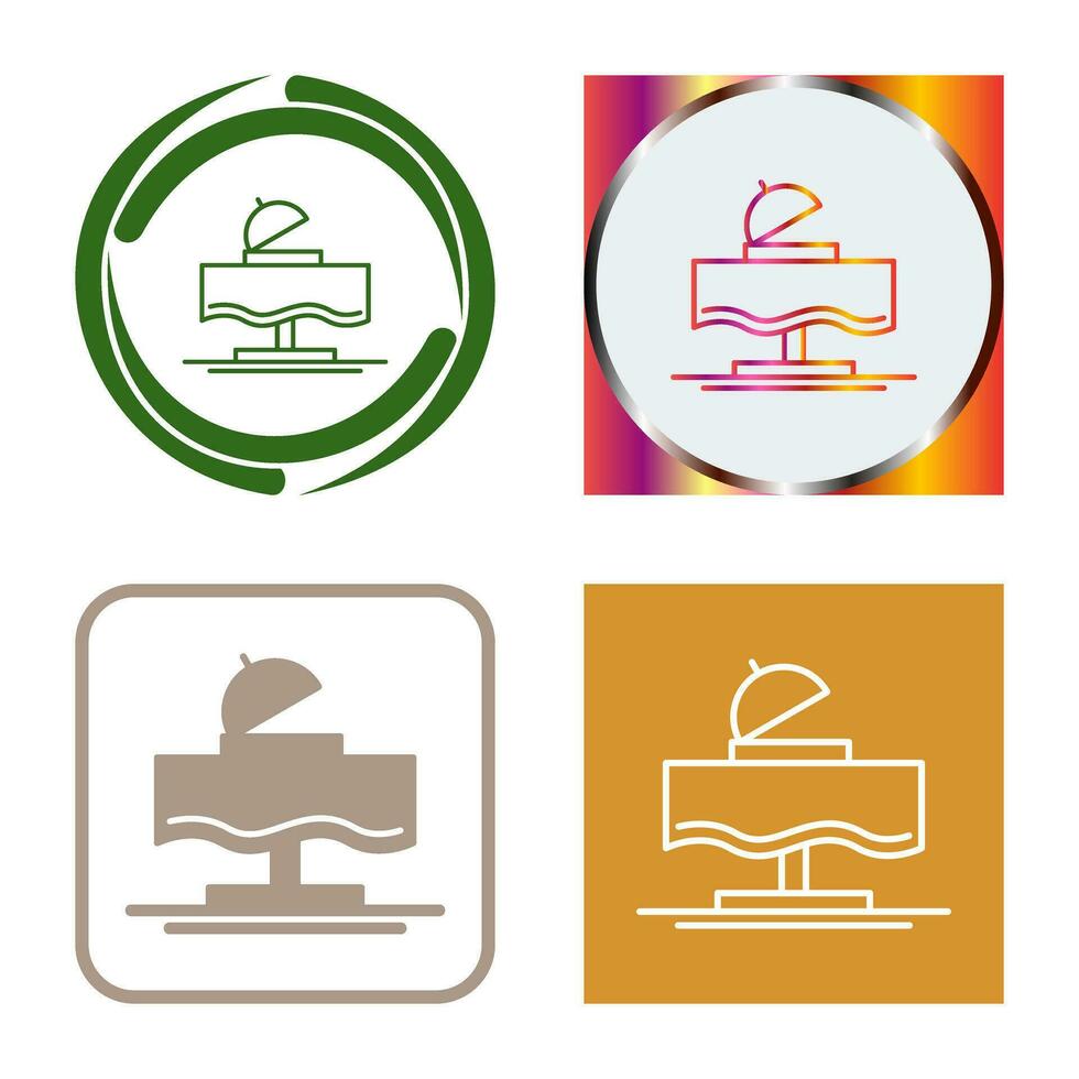 Wedding Dinner Vector Icon