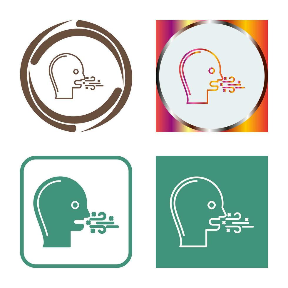 Bad Breath Vector Icon