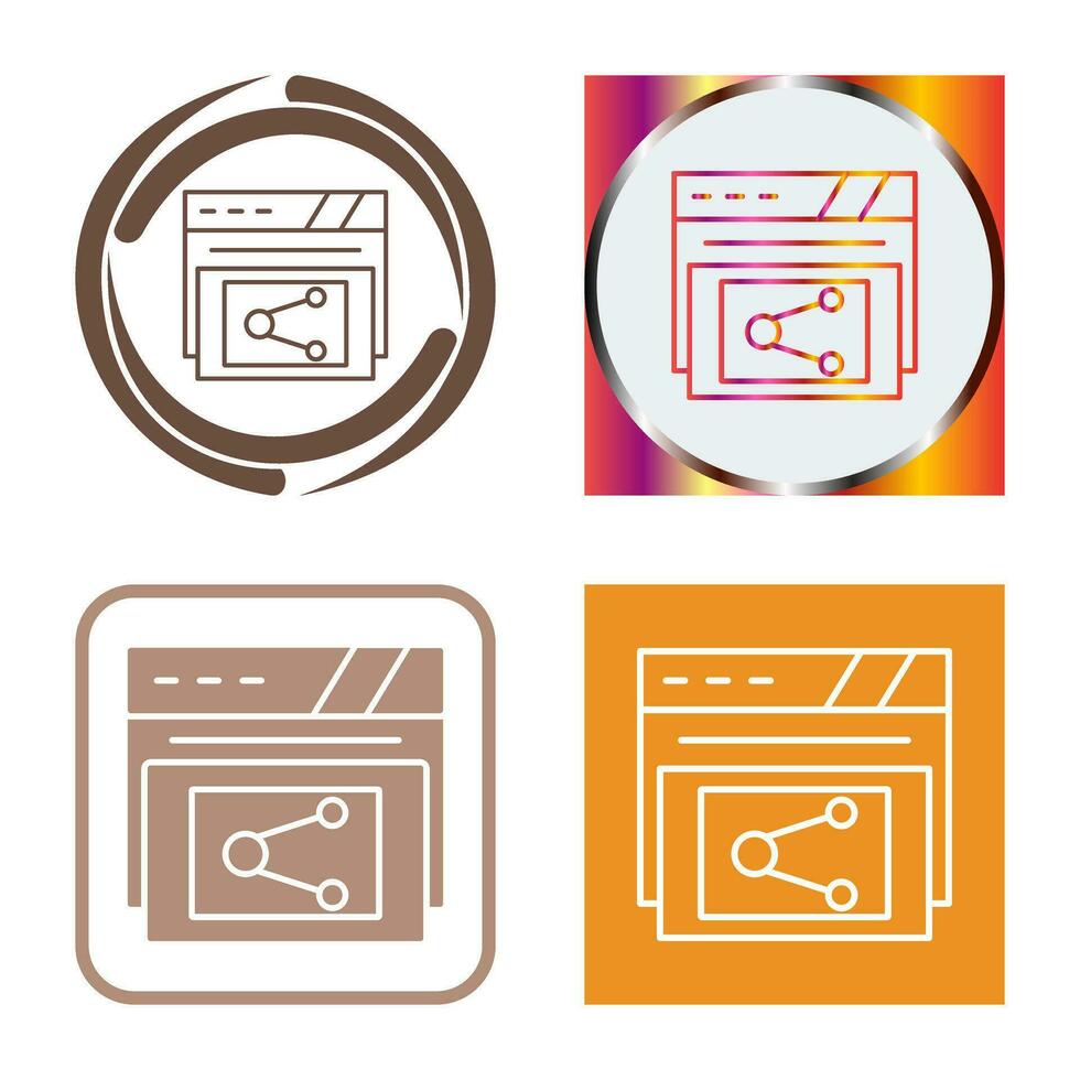 compartir icono de vector