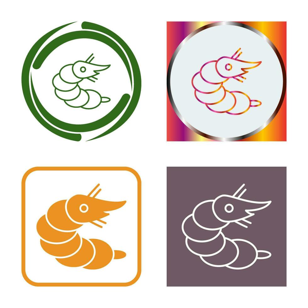 Shrimp Vector Icon