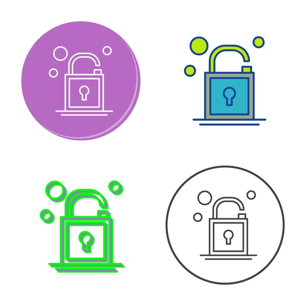 Open Lock Vector Icon