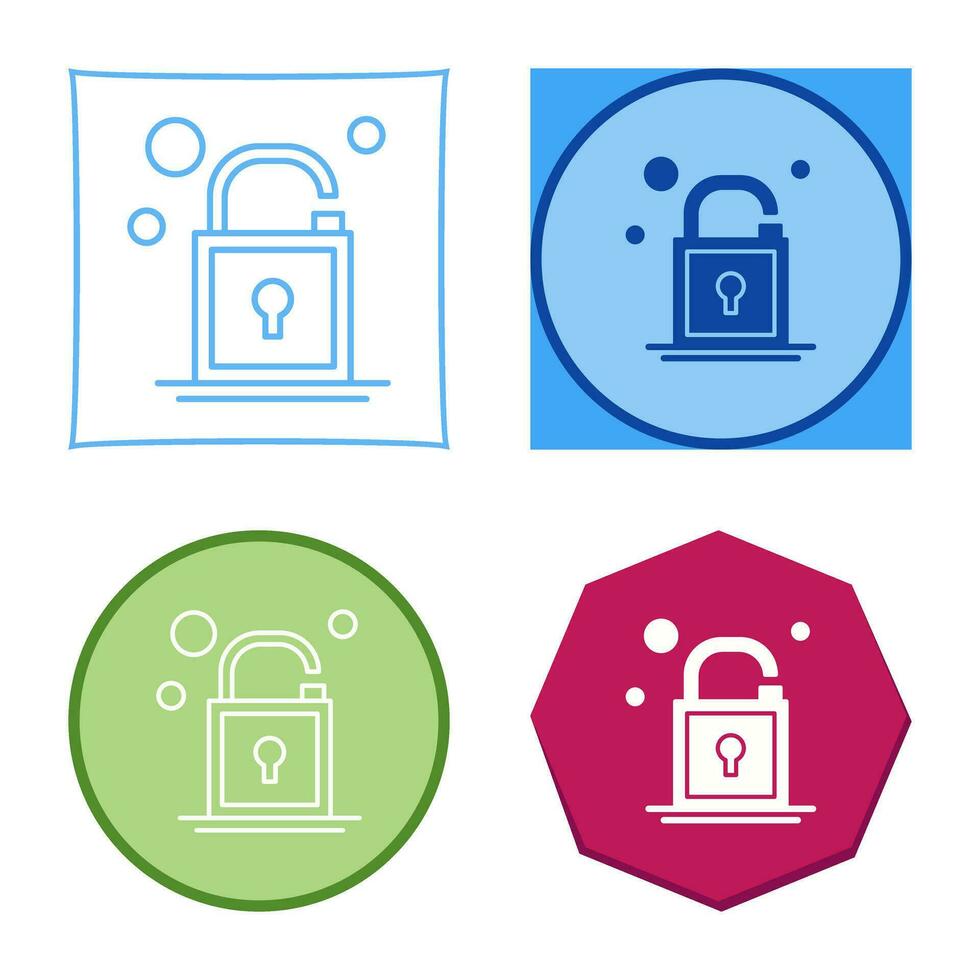Open Lock Vector Icon