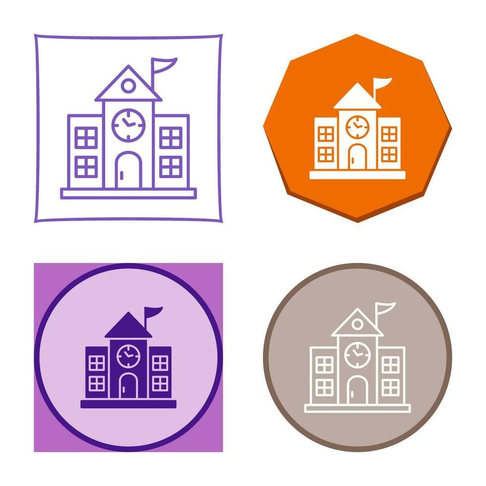 University Campus Vector Icon