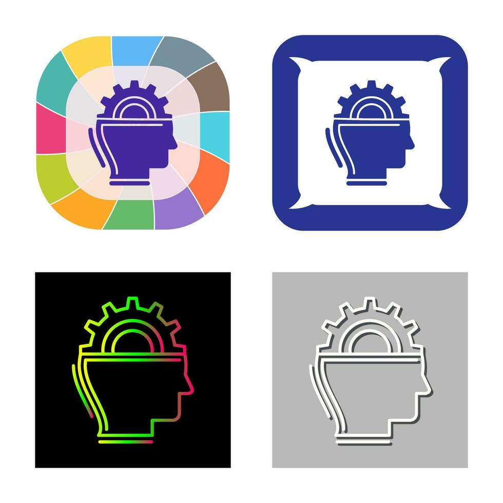 Machine Learning Vector Icon
