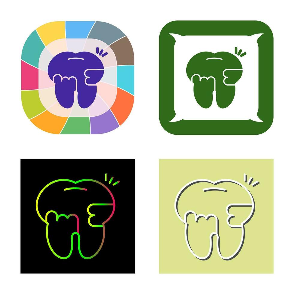 Toothache And Plaque Vector Icon