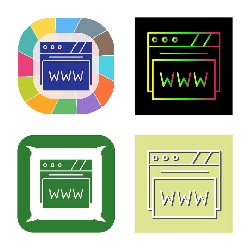 Web Browser Vector Icon