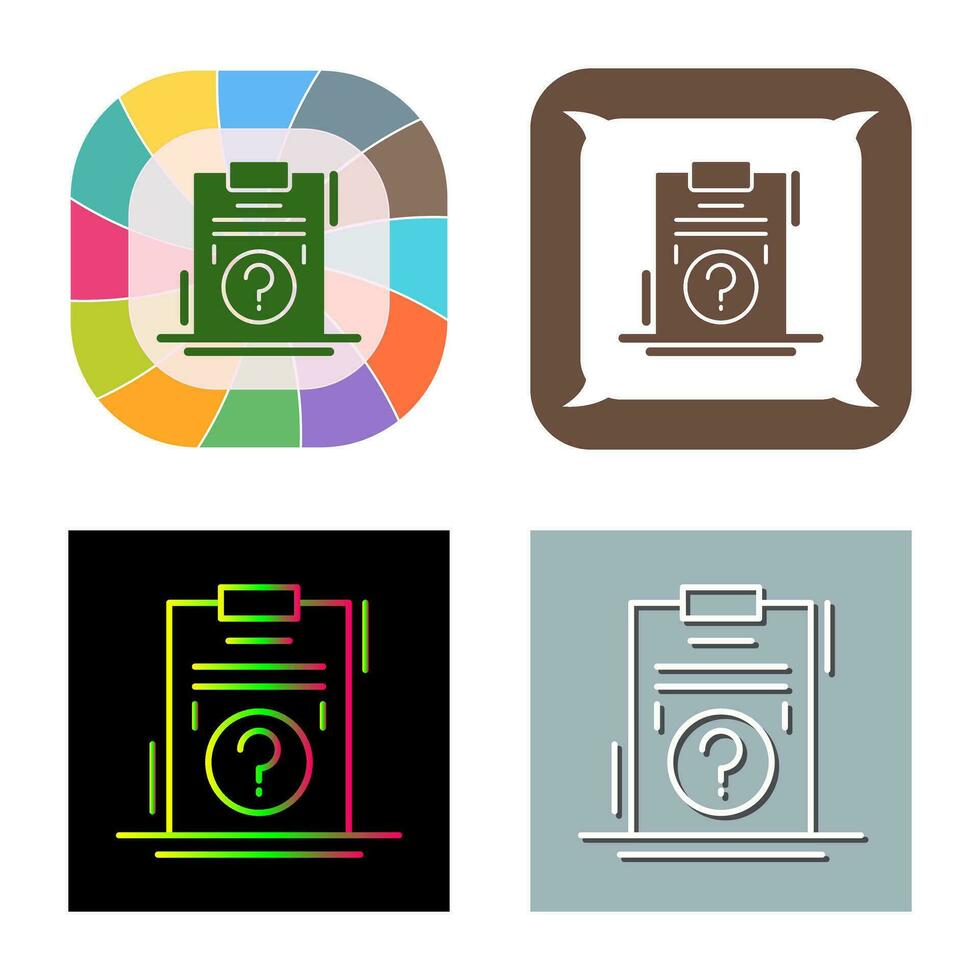 Question Vector Icon