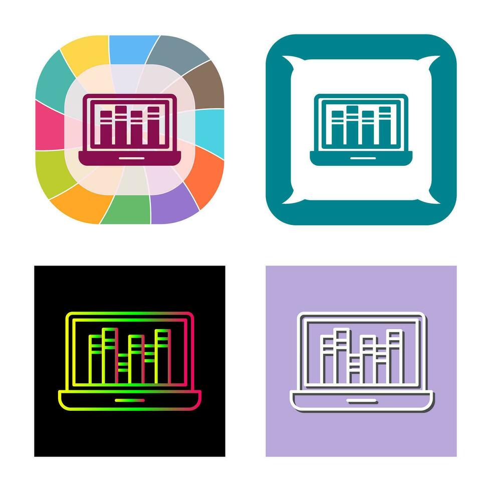 Online Library Vector Icon