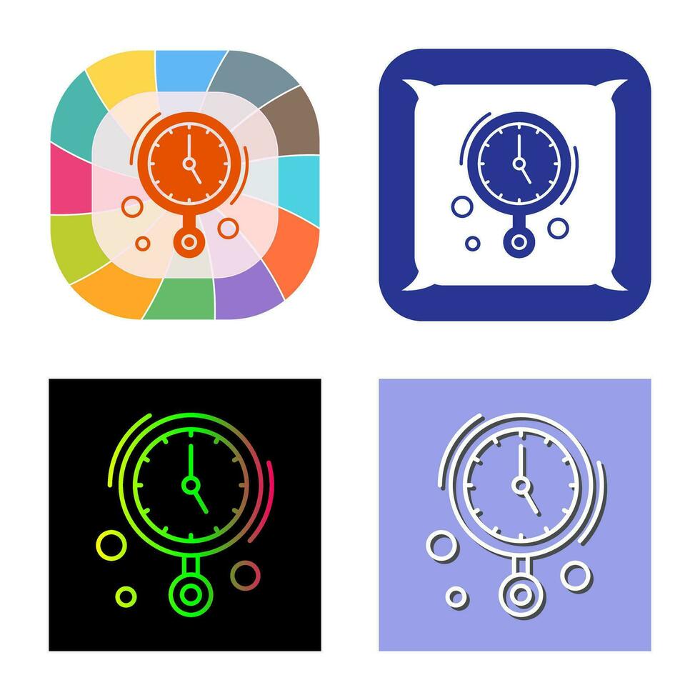 Wall Clock Vector Icon