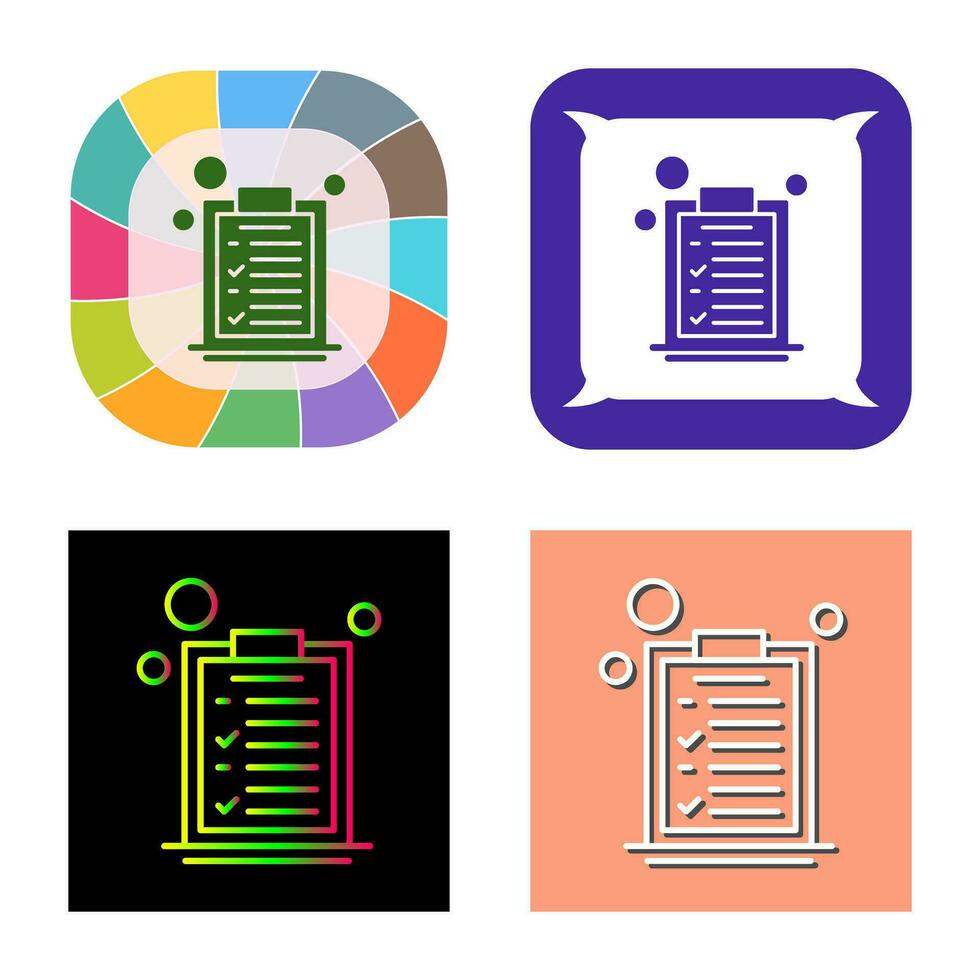 List Vector Icon