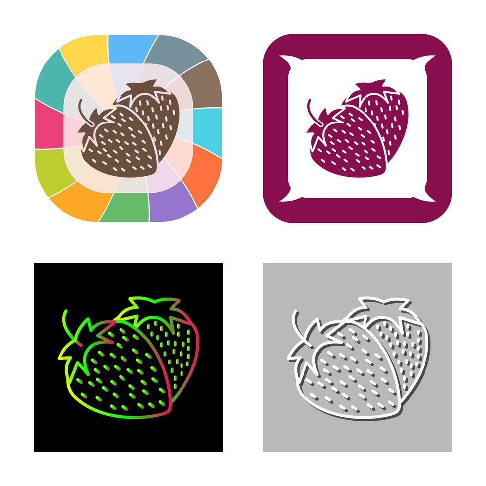 Strawberry Vector Icon