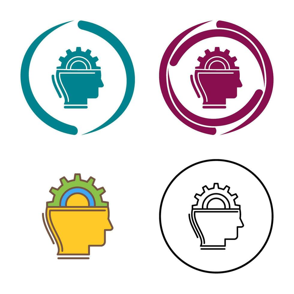 Machine Learning Vector Icon