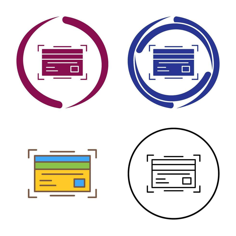 Credit Card Vector Icon