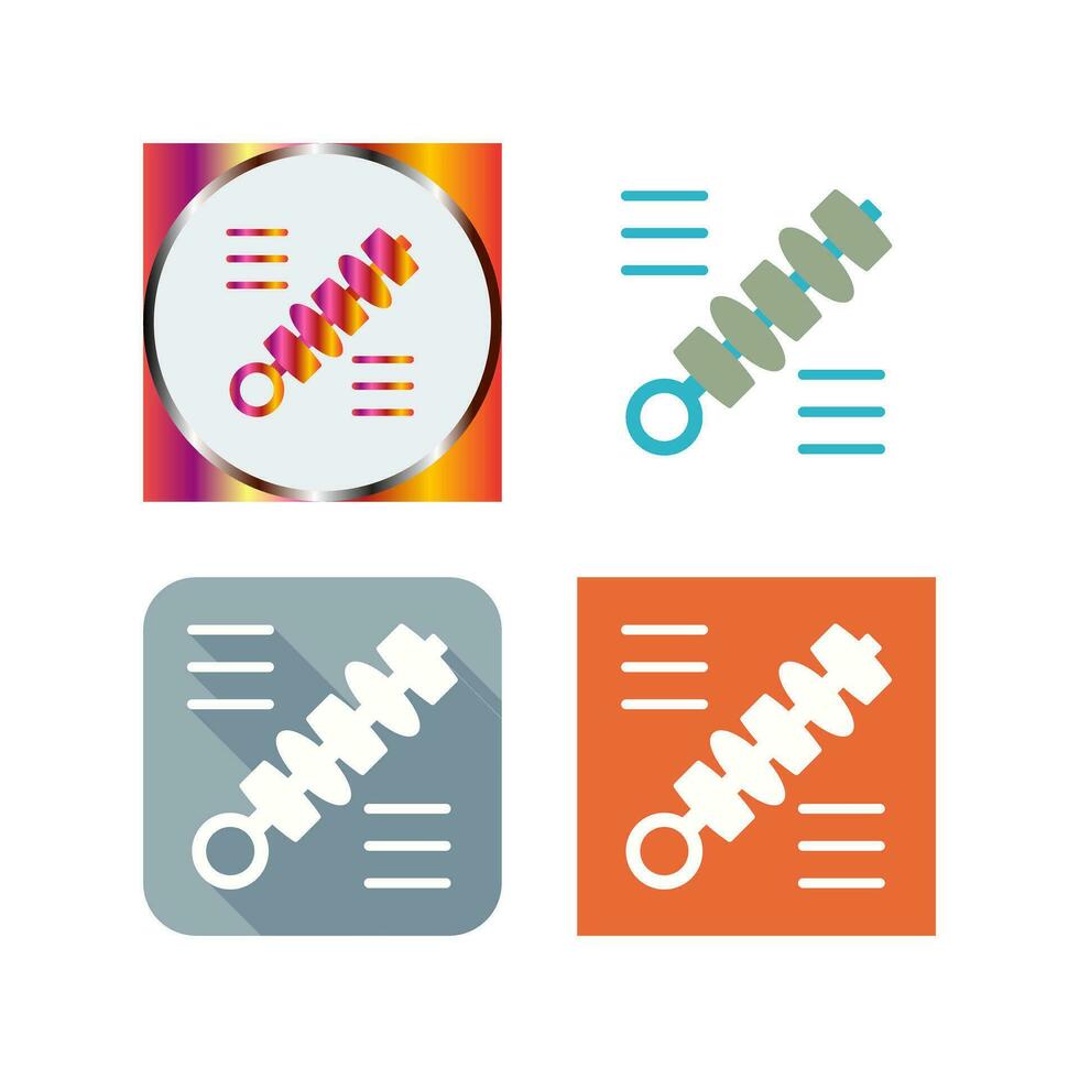 Skewer Vector Icon