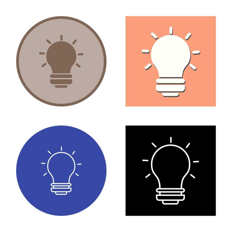 Light Bulb Vector Icon