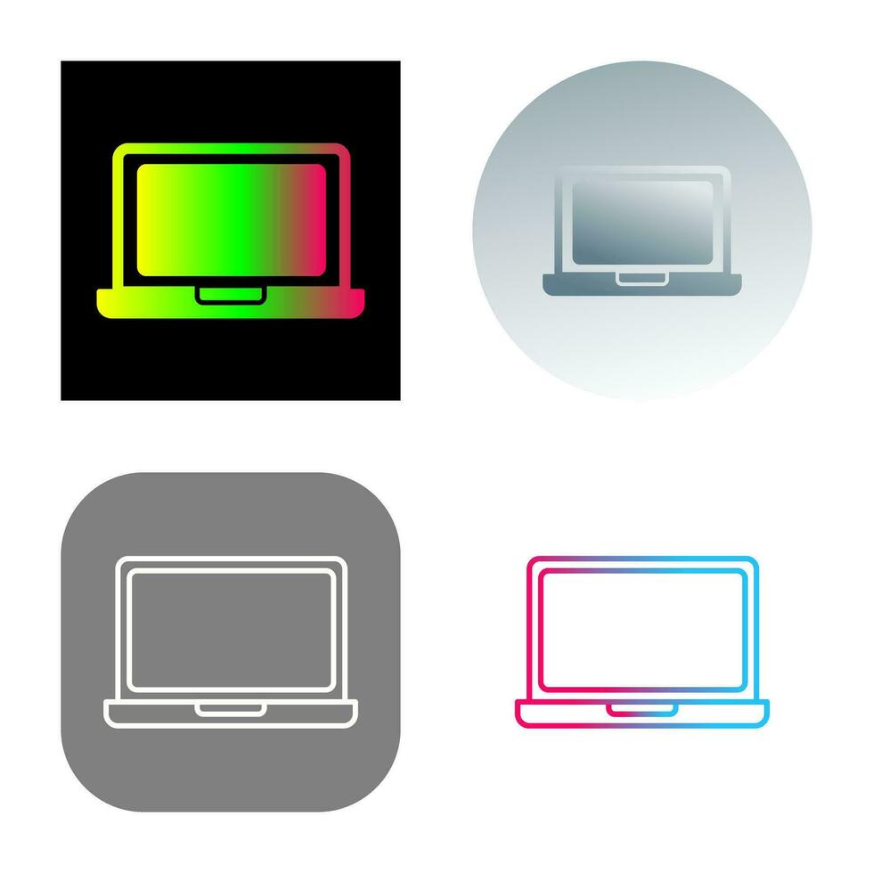 icono de vector de laptop