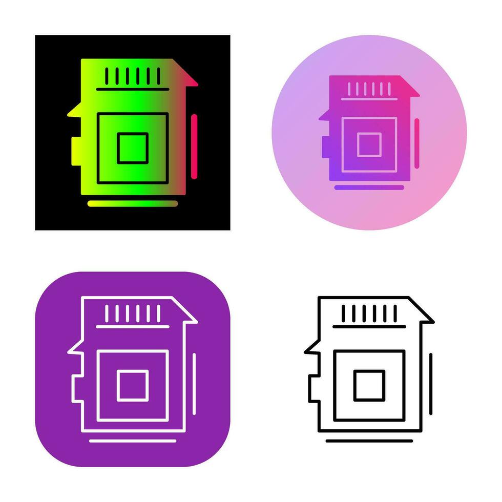 Sd Card Vector Icon