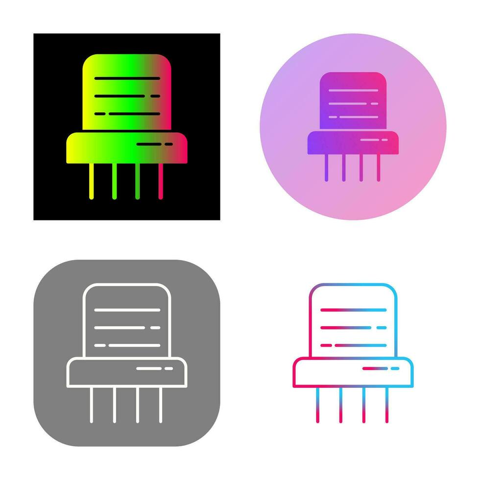 Paper Shredder Vector Icon